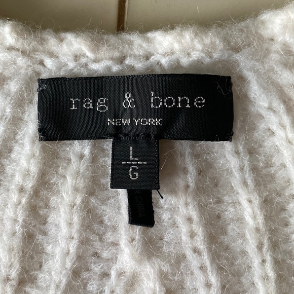 rag & bone Wool Blend Joseph Long Sleeves Sweater - Picture 13 of 15